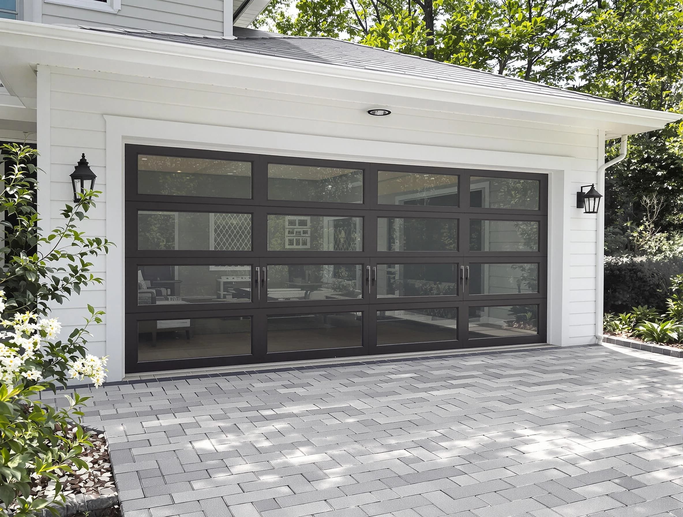 Smyrna Garage Door Repair design specialist presenting custom garage door options to Smyrna homeowner