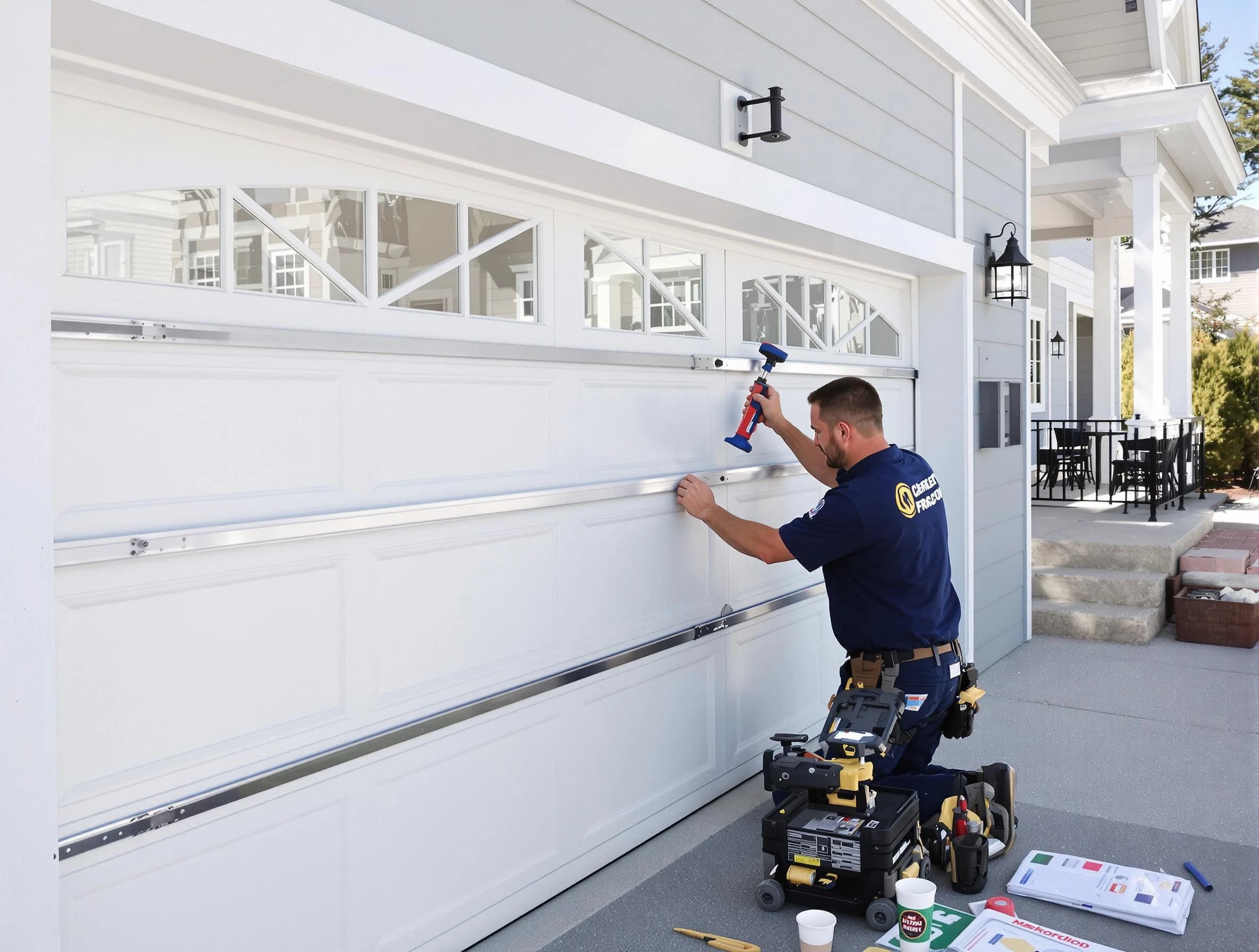 Professional garage door installation by Smyrna Garage Door Repair in Smyrna