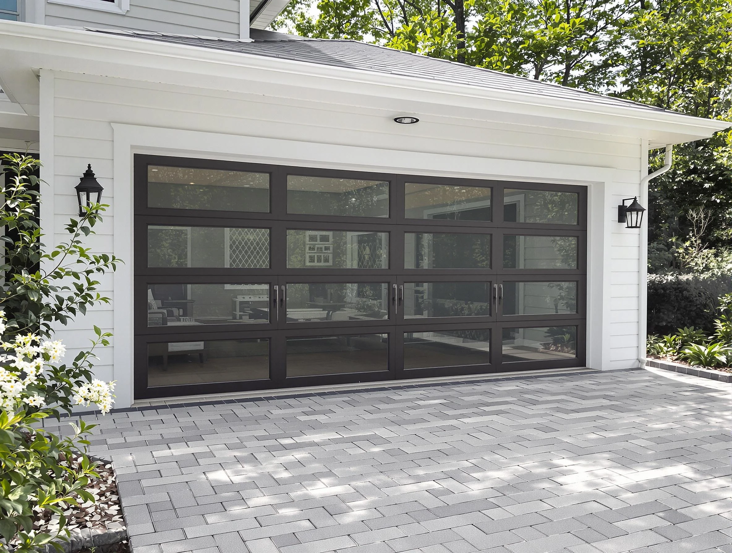 Smyrna Garage Door Repair design specialist presenting custom garage door options to Smyrna homeowner