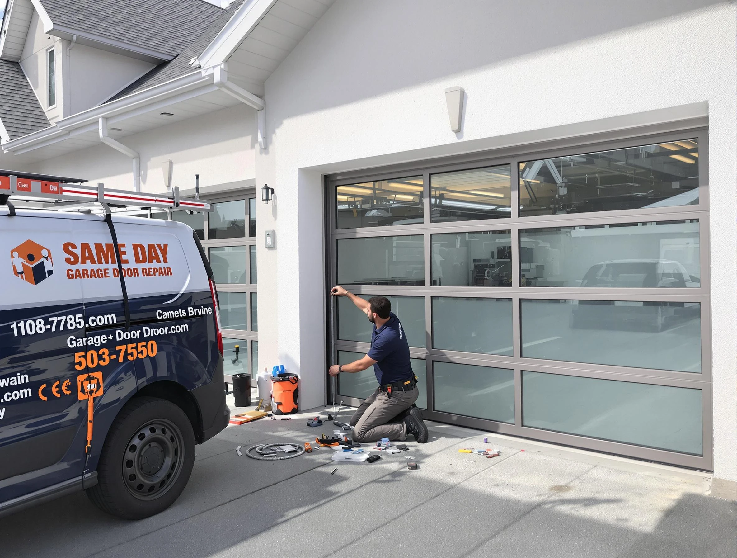 Same-day garage door repair service by Smyrna Garage Door Repair in Smyrna